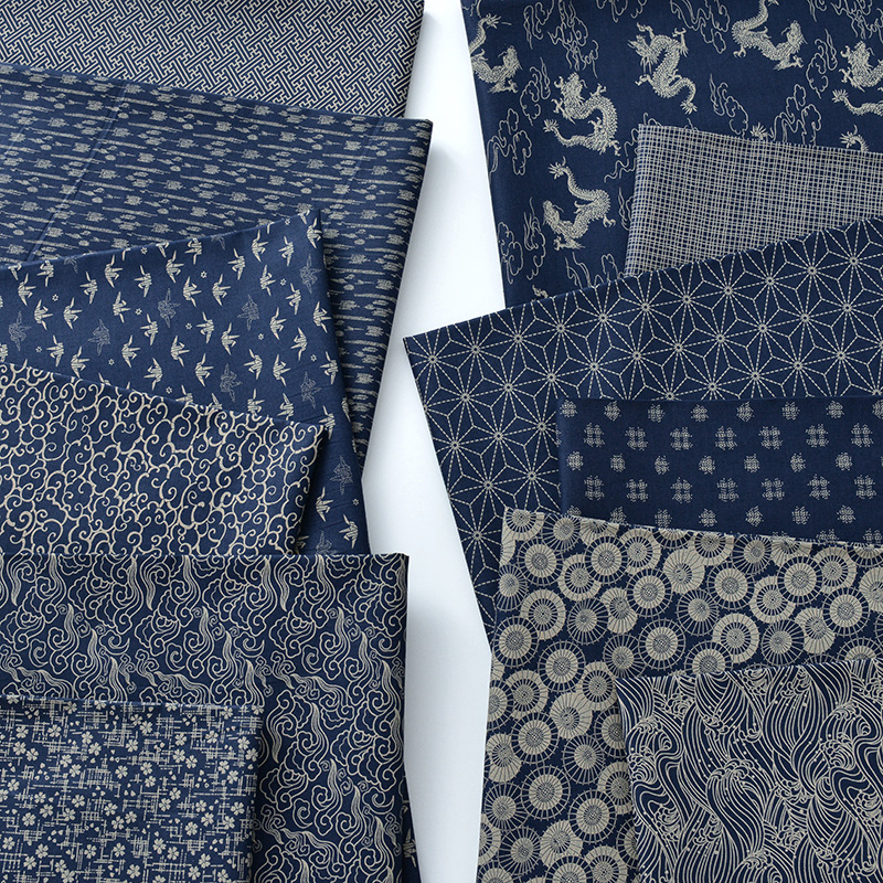 Baby Clothing Sewing - 145X50cm Retro Pattern Cotton Sewing Fabric