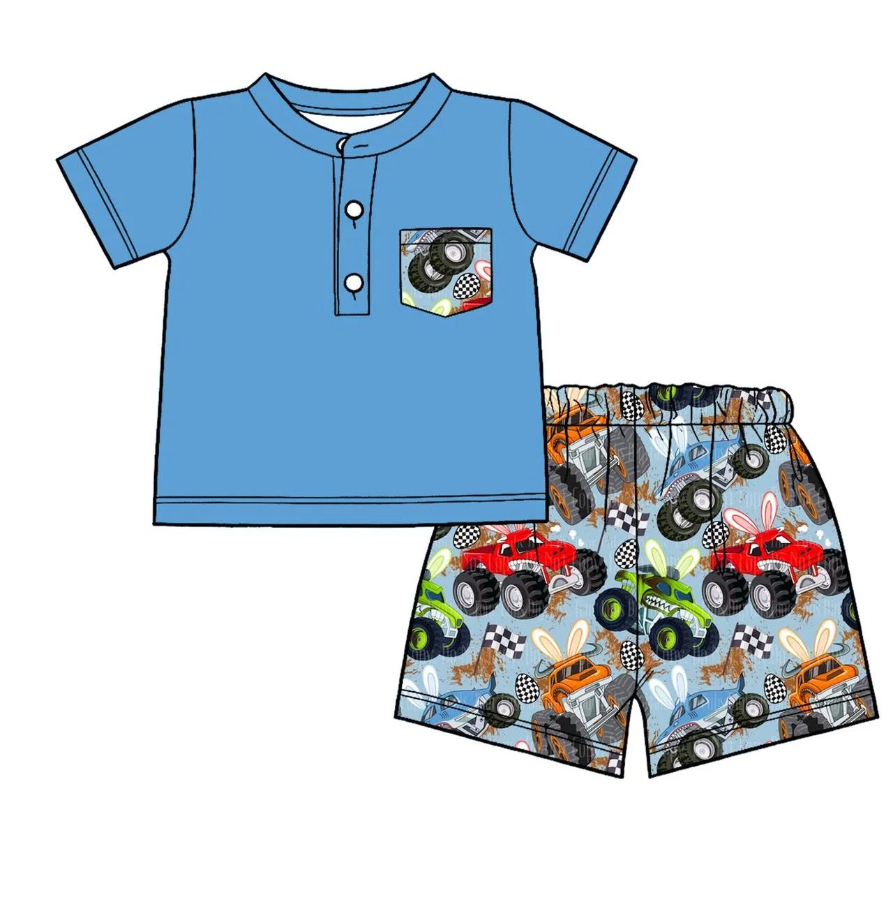 Baby Clothing Boutique - Kids Clothing Wholesale Easter Truck Baby