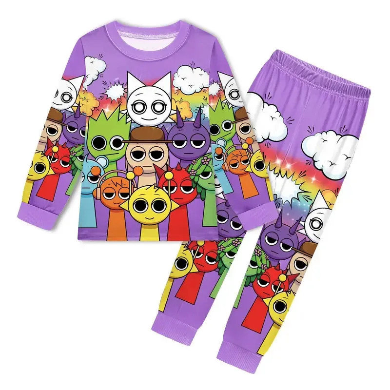 Toddler Legging Set - Halloween Costumes Cosplay ★ Sprunki Pajama