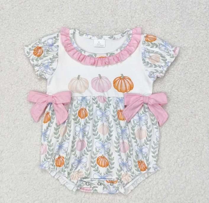 Bamboo Bodysuit Baby - Hot Sale Baby Girls Pumpkin Print