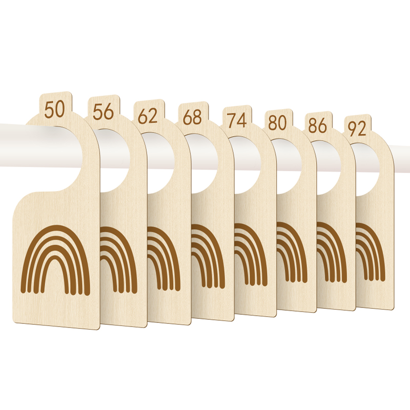 8Pcs Baby Clothes Size Hanger  - огляд і ціна Baby Clothing Cupboard