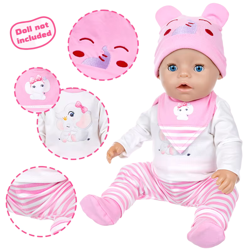 Doll Clothes Set for 16-18Inch - огляд і ціна Baby Clothing For Girls