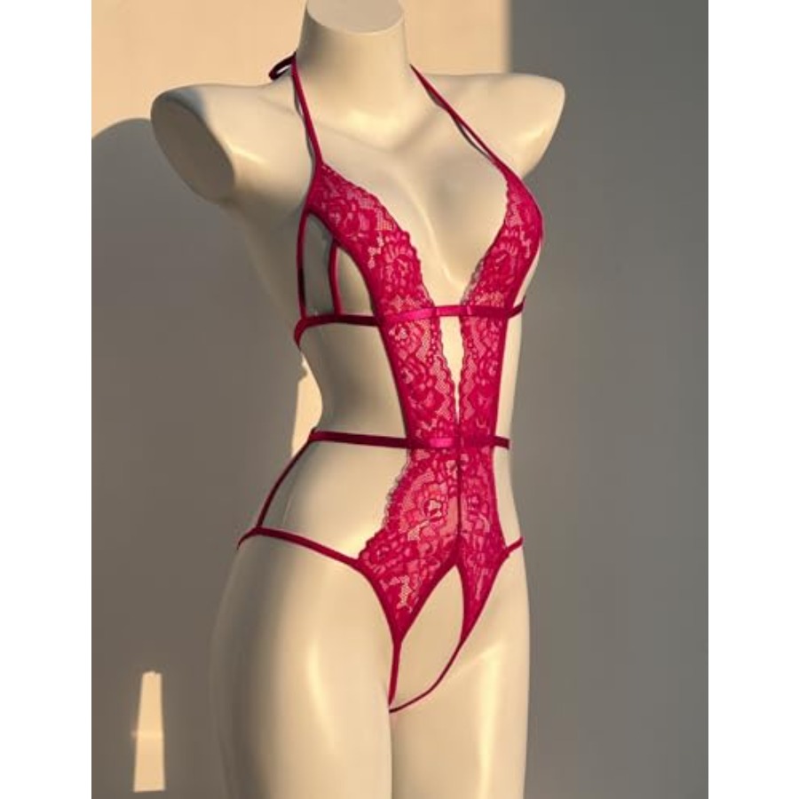Avidlove Women Deep V Halter L - огляд і ціна Bamboo Bodysuit Baby