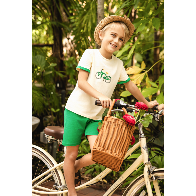 Ali Plus SS26 Printed Bike col - огляд і ціна Baby Clothing Crochet