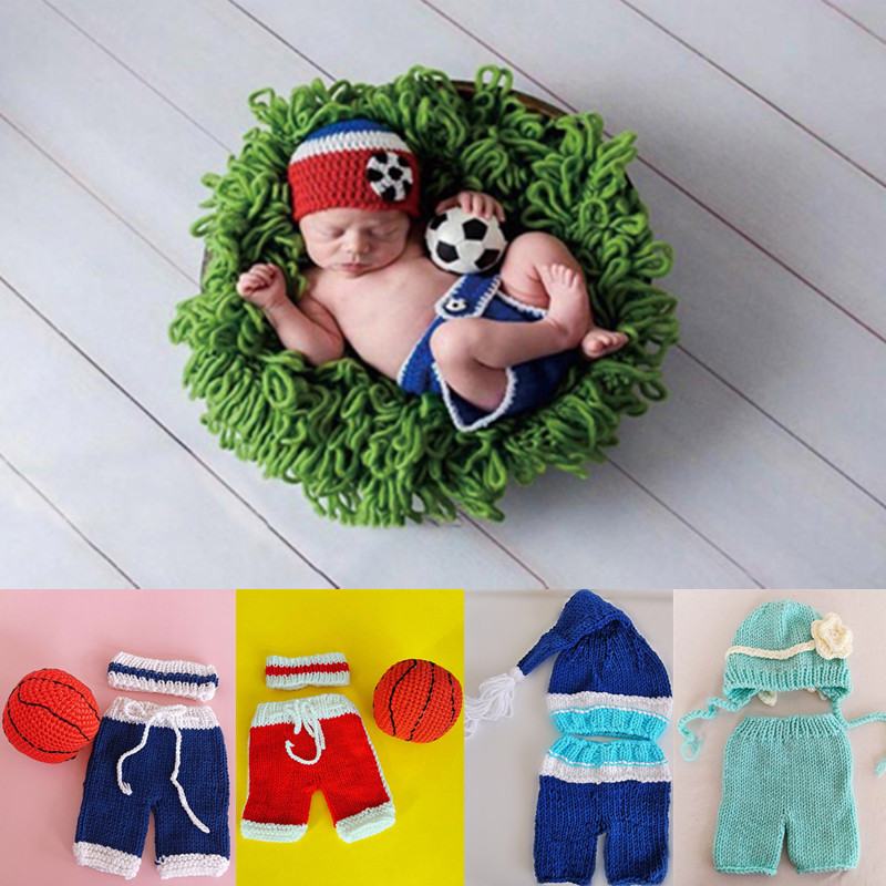 3/2 Pcs/set Newborn Photograph - огляд і ціна Baby Clothing Crochet