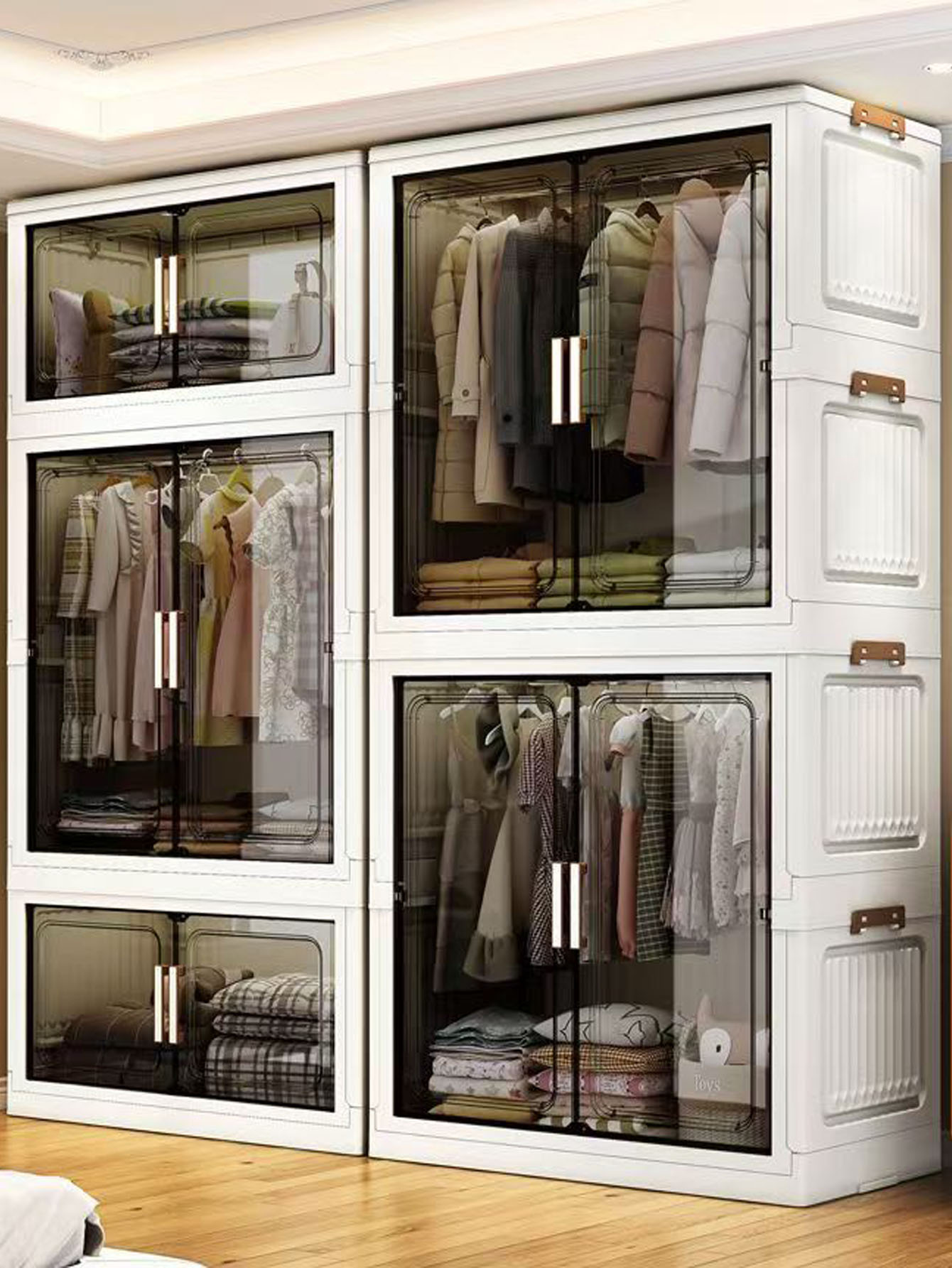 Thickened folding storage cabi - огляд і ціна Baby Clothing Cupboard