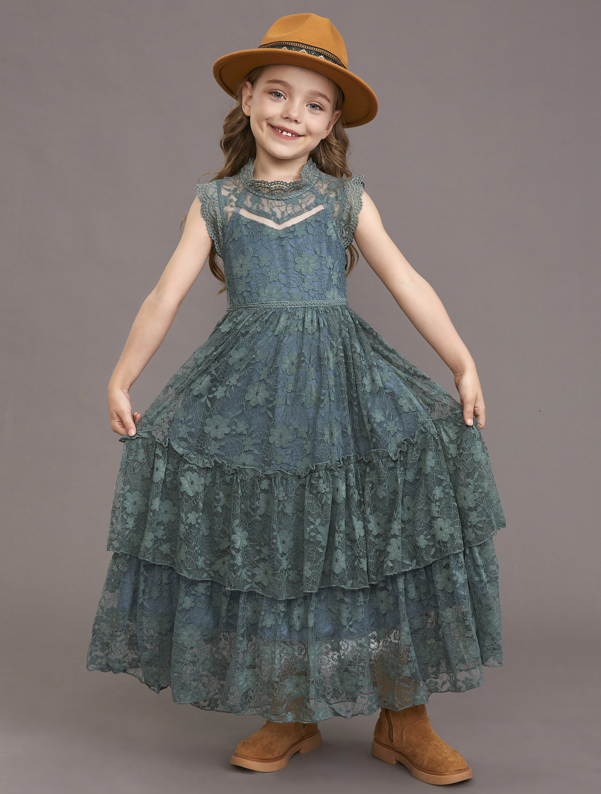 Girls Flower Dress Lace Cotton - огляд і ціна Baby Clothing For Girls