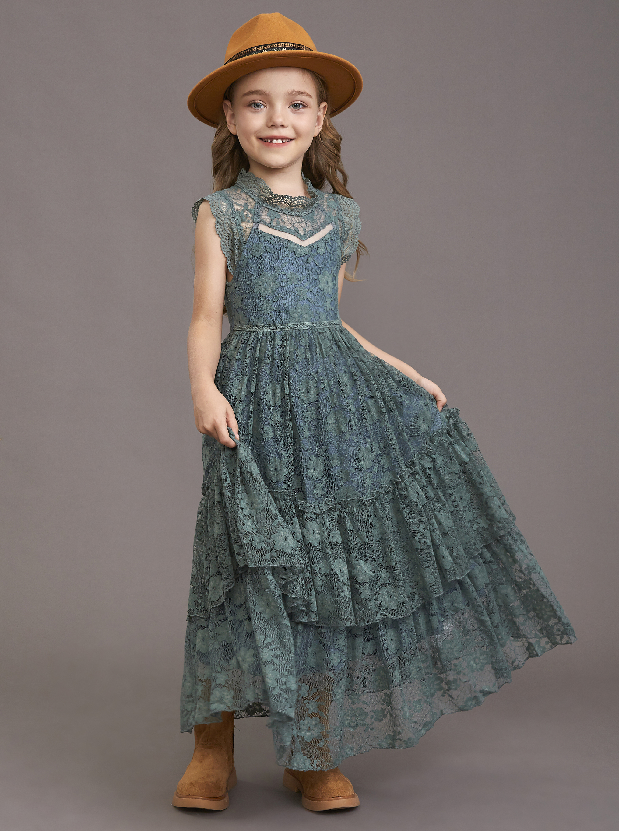Girls Flower Dress Lace Cotton - огляд і ціна Baby Clothing For Girls