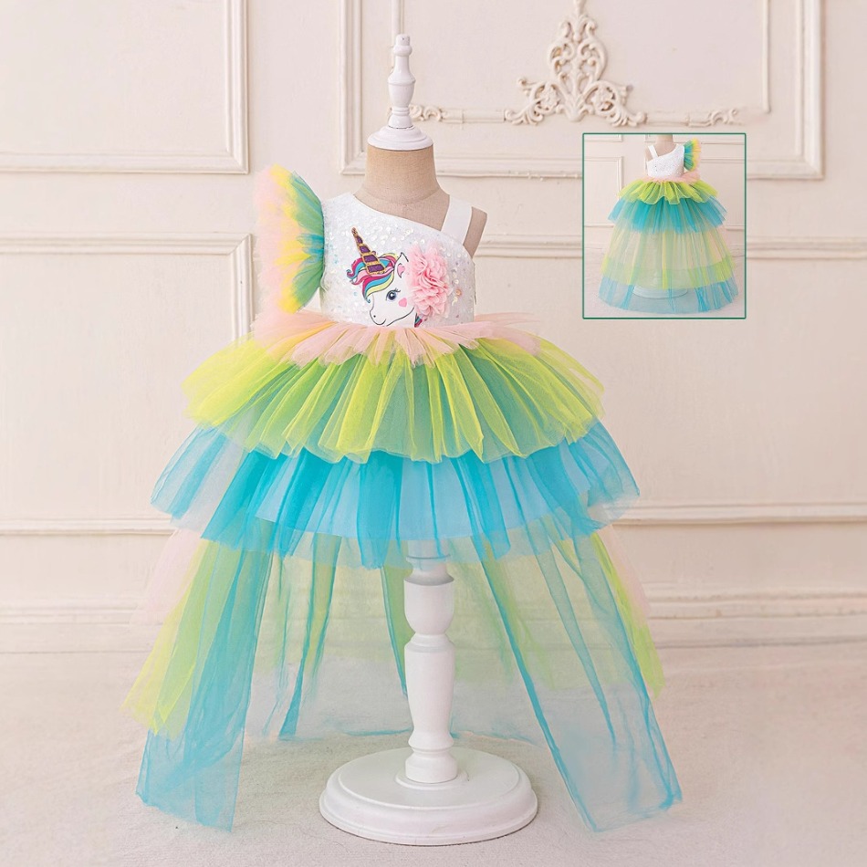 Rainbow Unicorn Baby Party Gir - огляд і ціна Baby Clothing For Girls