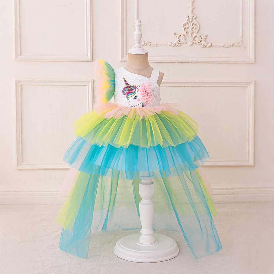 Rainbow Unicorn Baby Party Gir - огляд і ціна Baby Clothing For Girls