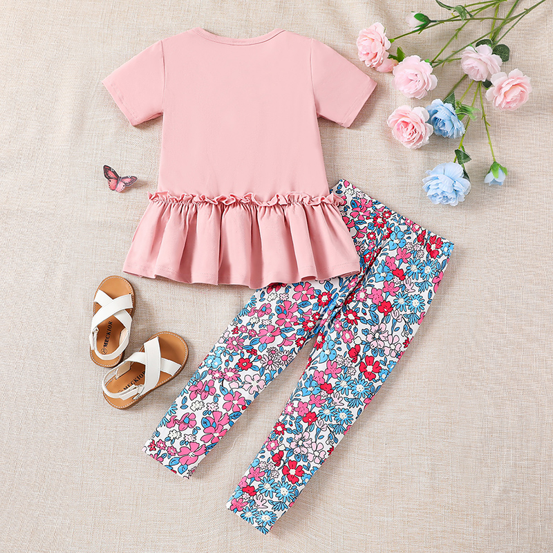 2pcs Set for Girls Summer Vaca - огляд і ціна Toddler Legging Set