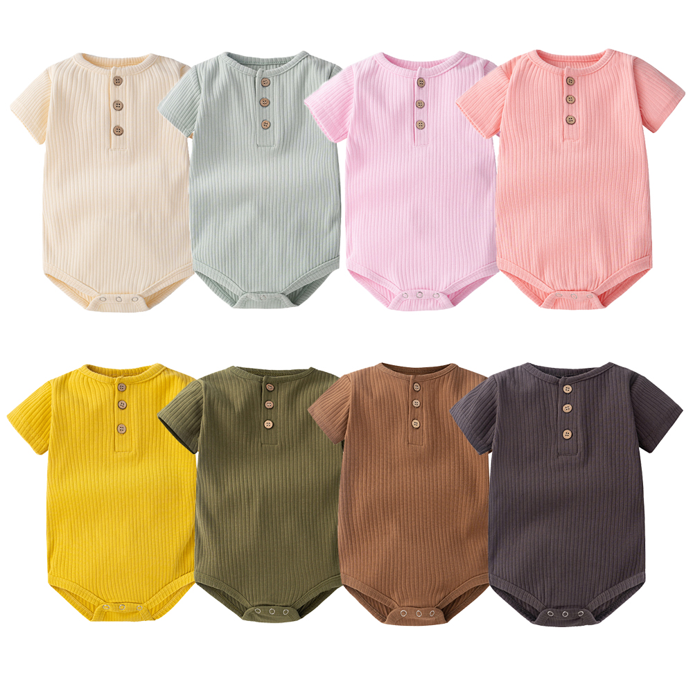 Newborn Solid Color Short Slee - огляд і ціна Baby Clothing Boutique