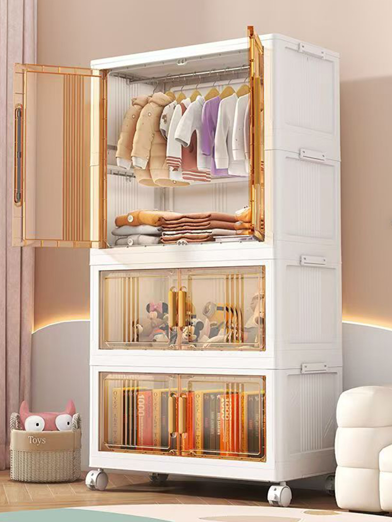 No-Install Children's Wardrobe - огляд і ціна Baby Clothing Cupboard