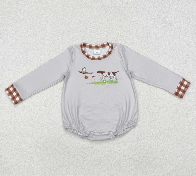 Boys Long Sleeve Duck Embroide - огляд і ціна Bamboo Bodysuit Baby
