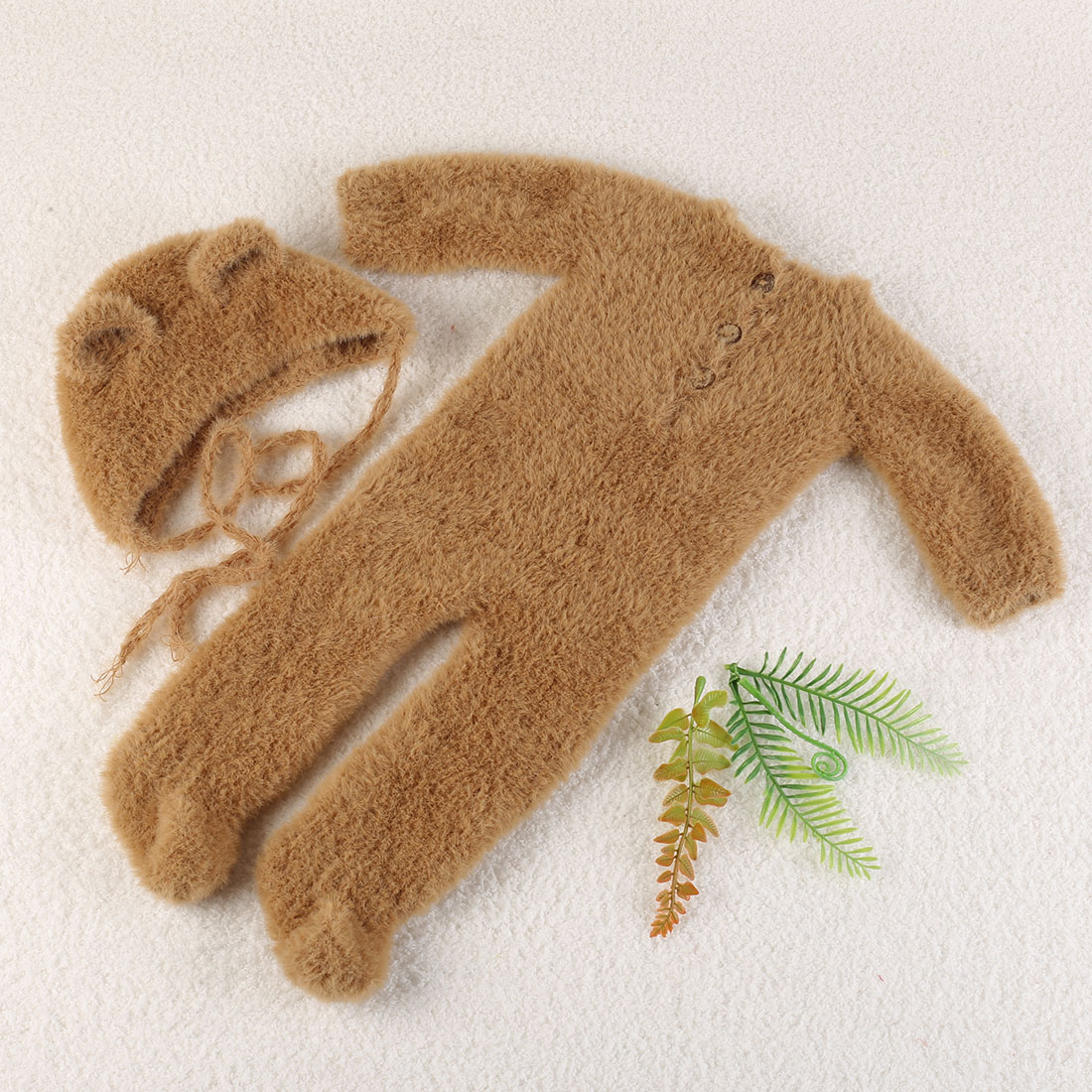 Vintage Knit Fluffy Teddy Bear - огляд і ціна Baby Clothing Crochet