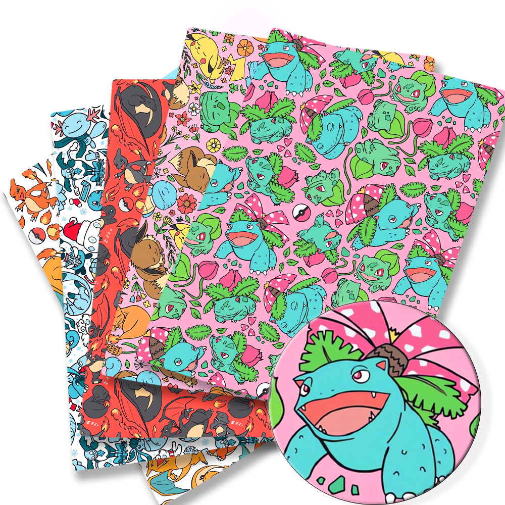 Pokemon Cartoon Fabric140*50cm - огляд і ціна Baby Clothing Sewing