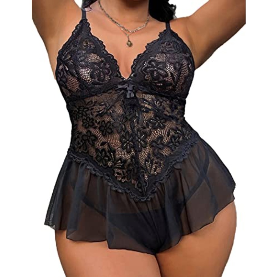 Avidlove Plus Size Lingerie fo - огляд і ціна Bamboo Bodysuit Baby