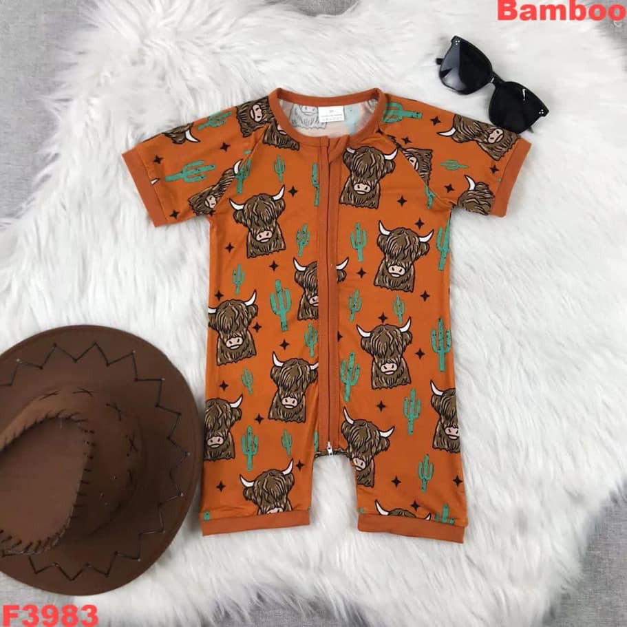 Baby Clothes Boy Girl Western  - огляд і ціна Bamboo Bodysuit Baby
