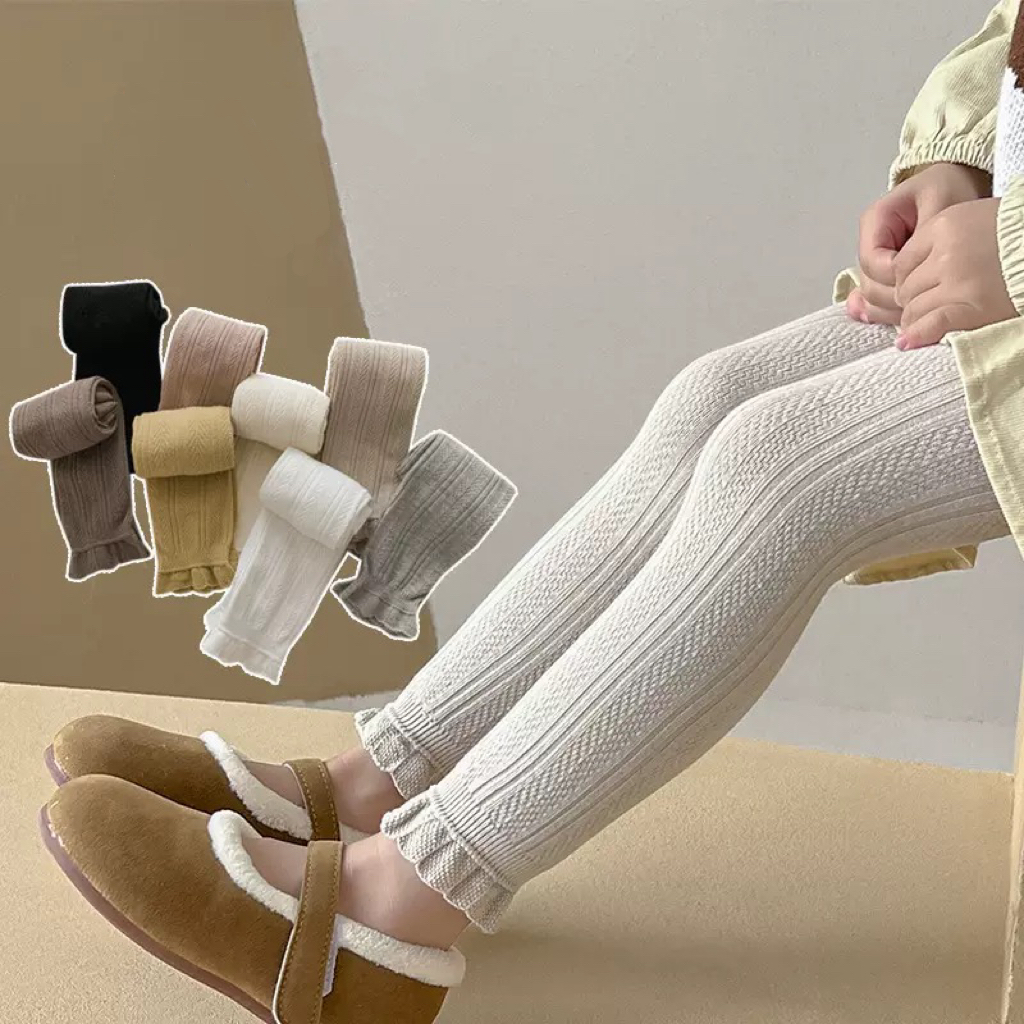 1pcs Girl Spring Summer Solid  - огляд і ціна Toddler Legging Set