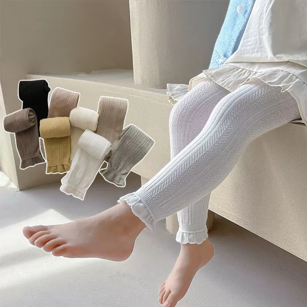 1pcs Girl Spring Summer Solid  - огляд і ціна Toddler Legging Set
